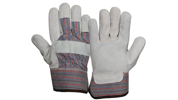 Unlined Cowhide Split Leather Work Gloves, Heavy Duty, Brown (8440) Sizes  SM-XL
